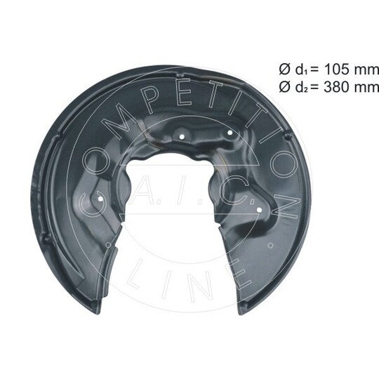 57835 - Splash Panel, brake disc 