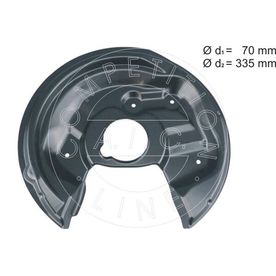 57841 - Splash Panel, brake disc 