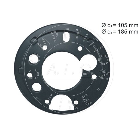 57888 - Splash Panel, brake disc 