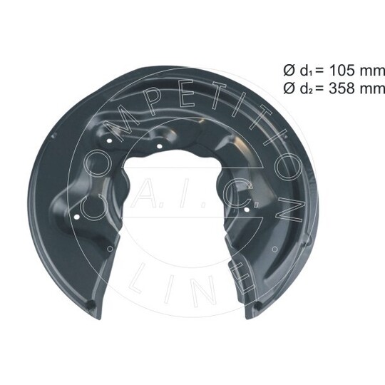 57850 - Splash Panel, brake disc 