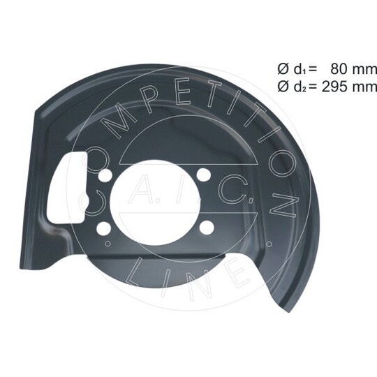 58192 - Splash Panel, brake disc 