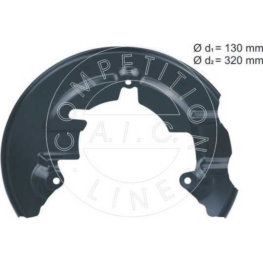 58103 - Splash Panel, brake disc 