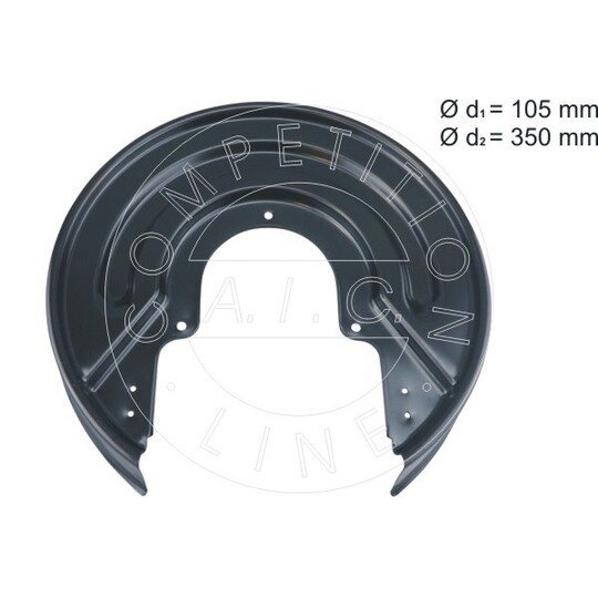 58189 - Splash Panel, brake disc 