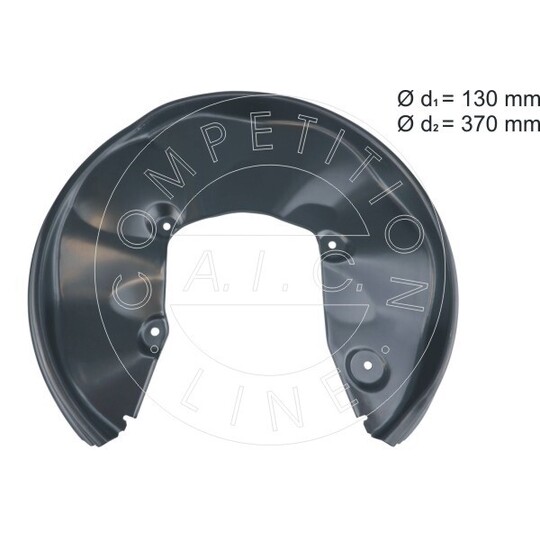 58194 - Splash Panel, brake disc 