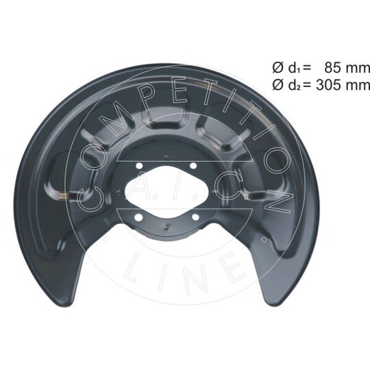 58188 - Splash Panel, brake disc 