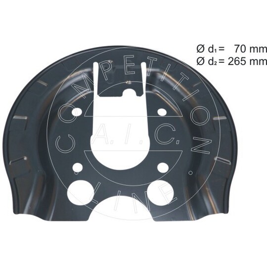 58259 - Splash Panel, brake disc 