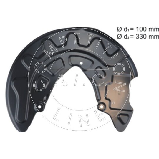 58779 - Splash Panel, brake disc 