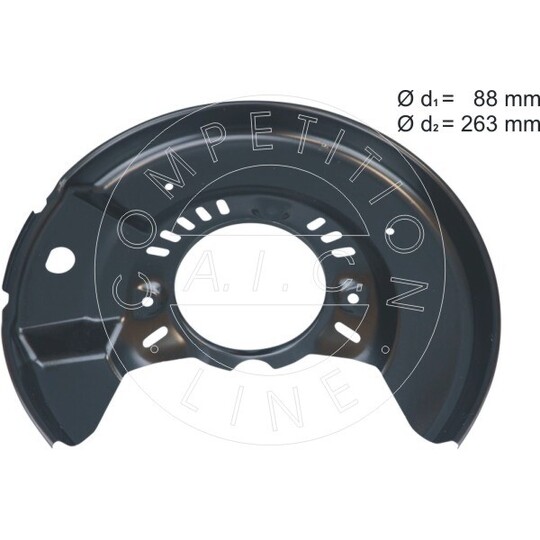 58277 - Splash Panel, brake disc 