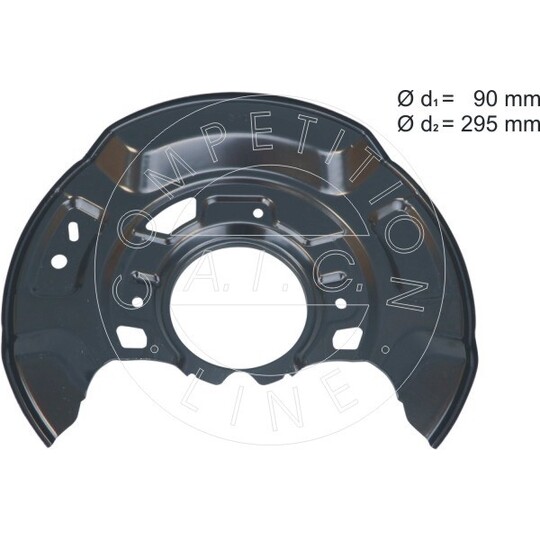 58261 - Splash Panel, brake disc 