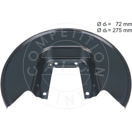 58278 - Splash Panel, brake disc 