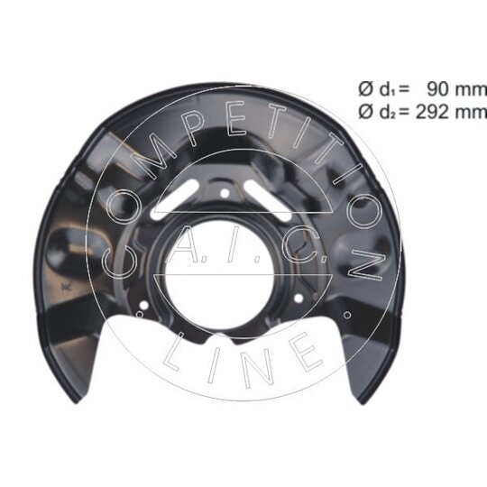 58790 - Splash Panel, brake disc 