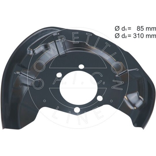 58269 - Splash Panel, brake disc 