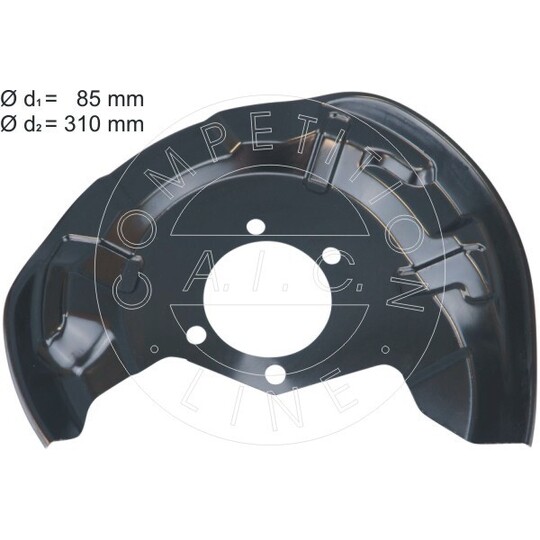 58268 - Splash Panel, brake disc 