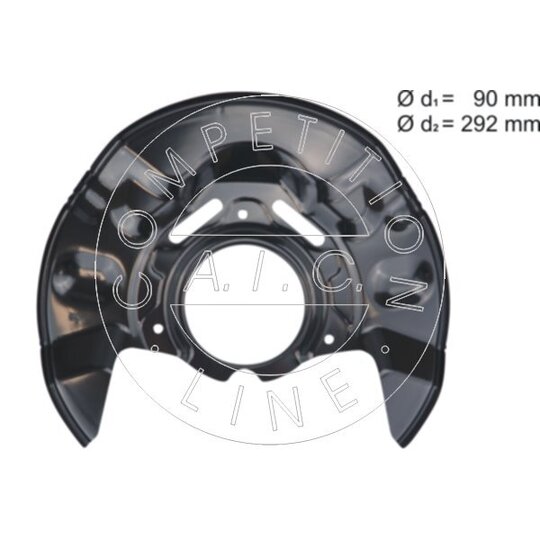 58791 - Splash Panel, brake disc 