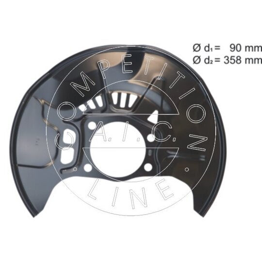 58812 - Splash Panel, brake disc 