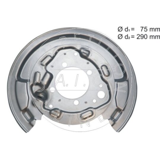 58834 - Splash Panel, brake disc 