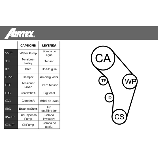 WPK-199805 - Water Pump & Timing Belt Set 