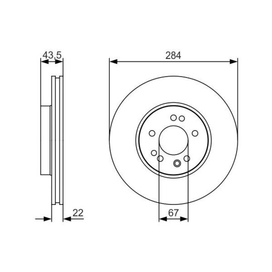 0 986 479 S15 - Brake Disc 