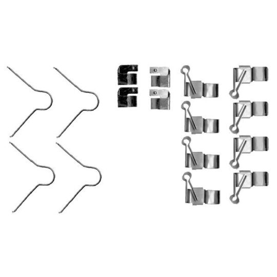 1 987 474 763 - Accessory Kit, disc brake pad 