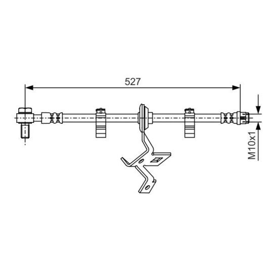 1 987 476 041 - Brake Hose 