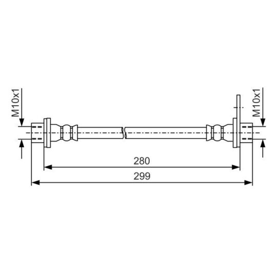 1 987 481 440 - Brake Hose 