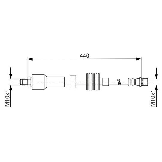 1 987 481 688 - Brake Hose 