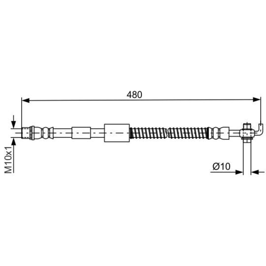 1 987 481 686 - Brake Hose 