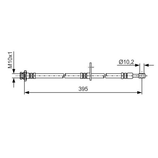 1 987 481 A53 - Brake Hose 