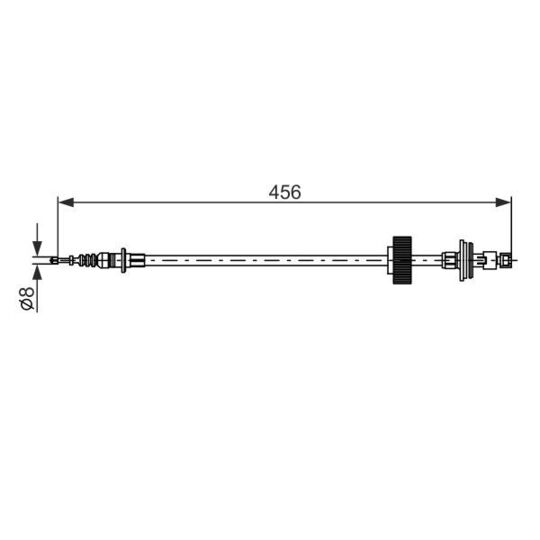 1 987 482 792 - Cable, parking brake 