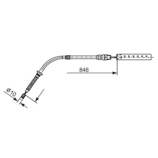 1 987 482 866 - Cable, parking brake 