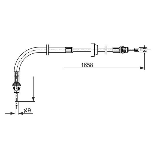 1 987 482 879 - Cable, parking brake 