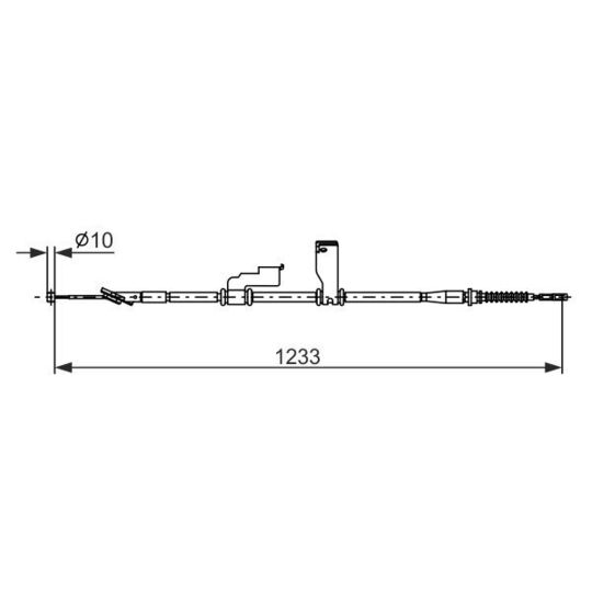 1 987 482 906 - Cable, parking brake 