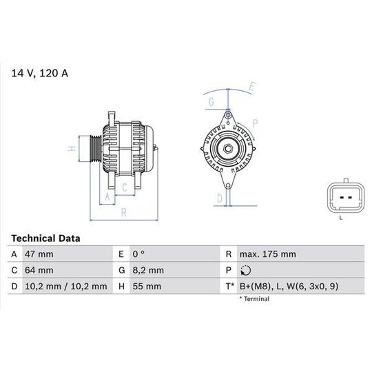 0 986 049 650 - Generaator 