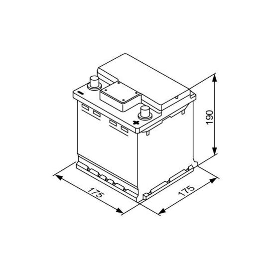 0 092 S40 001 - Starter Battery 