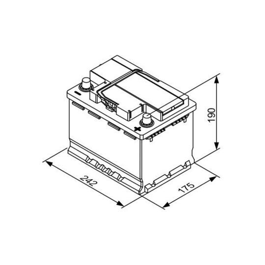 0 092 T30 050 - Starter Battery 