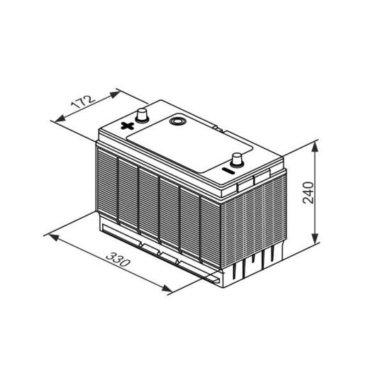 0 092 T30 330 - Starter Battery 