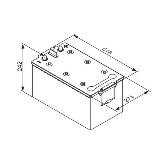 0 092 TA0 800 - Starter Battery 