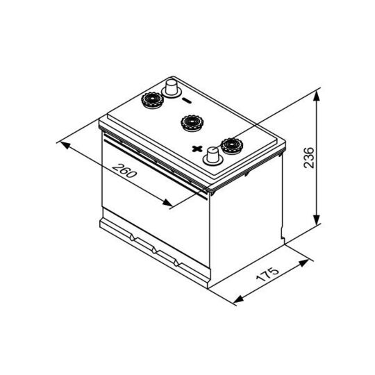 0 092 T30 610 - Starter Battery 