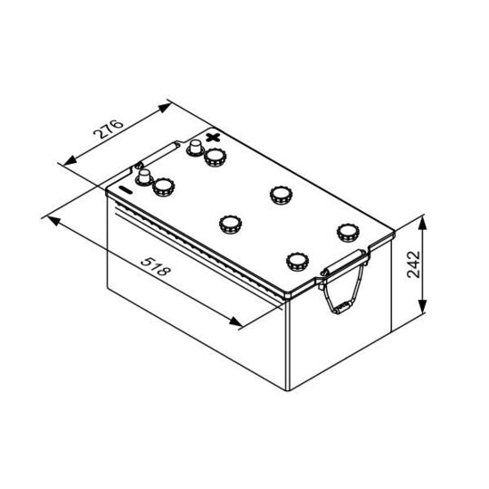 0 092 T30 800 - Starter Battery 