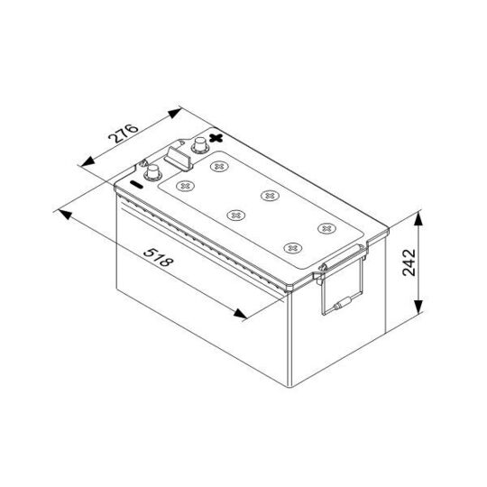 0 092 T40 800 - Batteri 