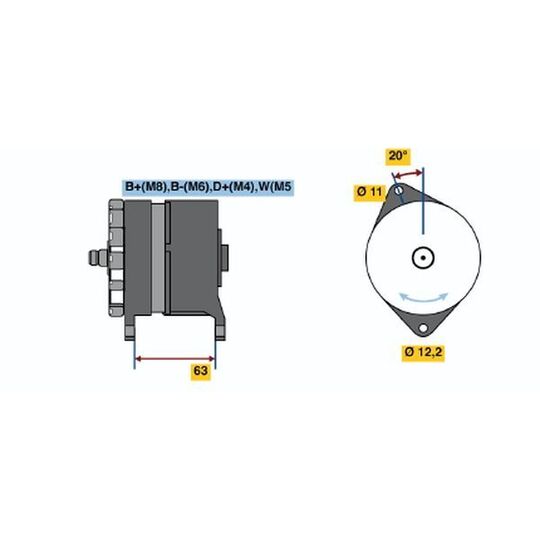 0 120 469 024 - Generator 