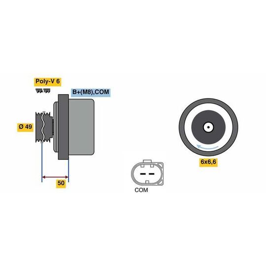 0 122 0AA 360 - Generaator 