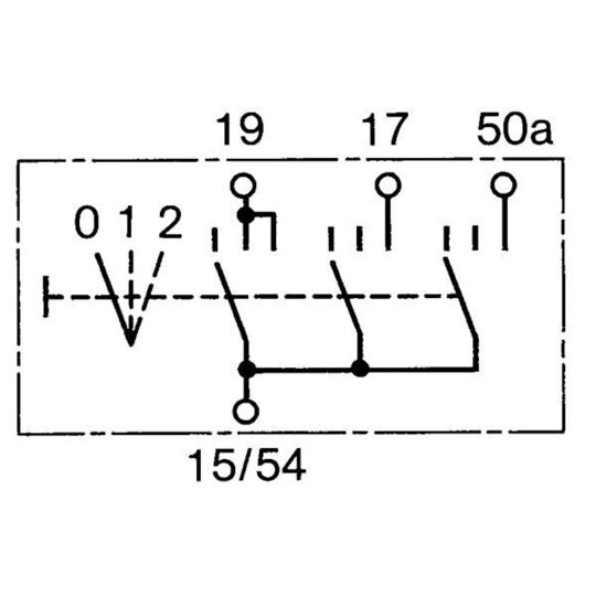 0 343 401 001 - Switch, preheating system 