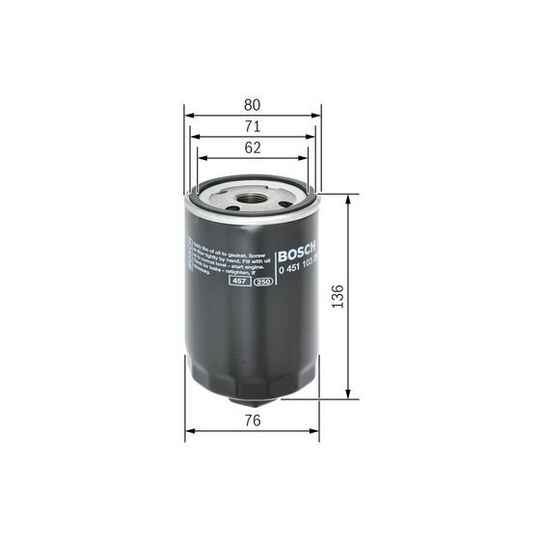 0 451 103 280 - Oil filter 