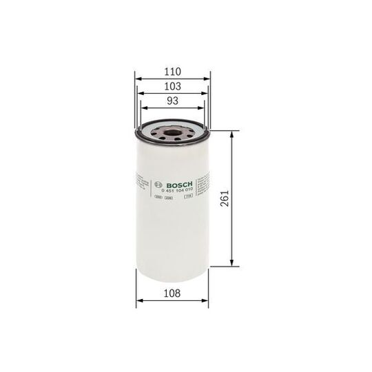 0 451 104 010 - Oil filter 