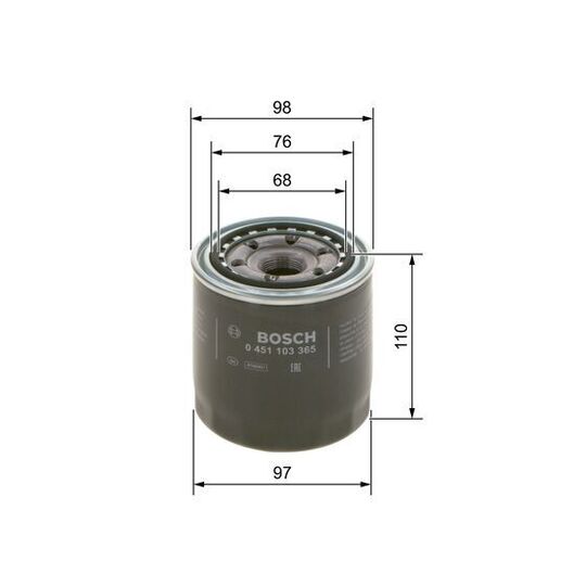 0 451 103 365 - Oil filter 