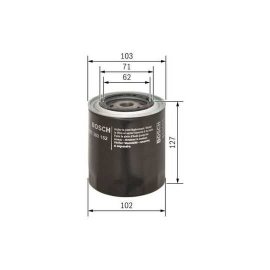 0 451 203 152 - Oil filter 