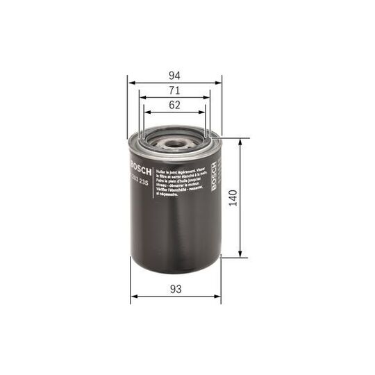 0 451 203 235 - Oil filter 