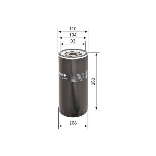 0 451 403 001 - Oil filter 