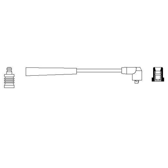 0 986 356 004 - Ignition Cable 